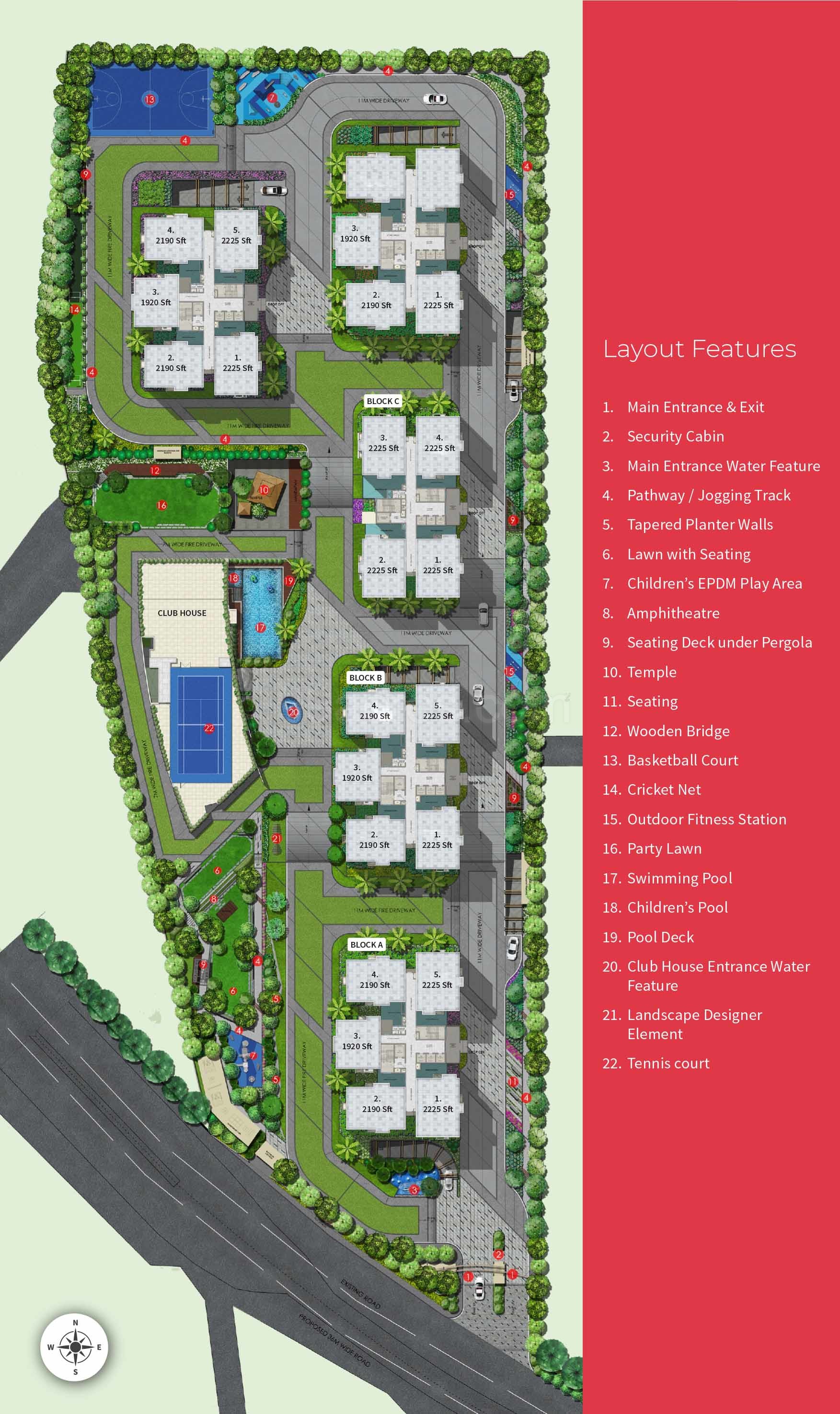 Jayabheri The Nirvana master plan
